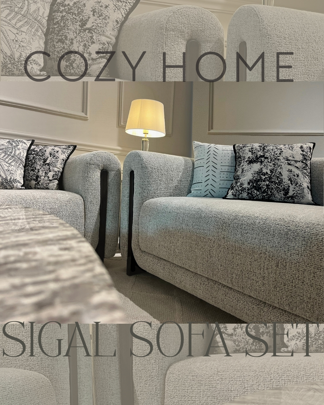 CIGALE- Sofa single-Seater set - 2pcs