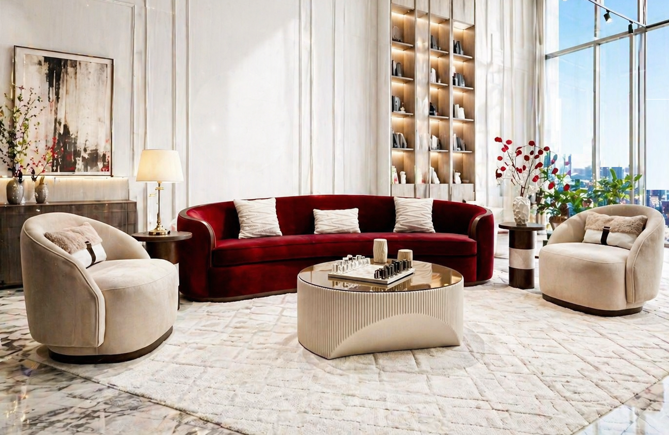 Cleopatra sofa set
